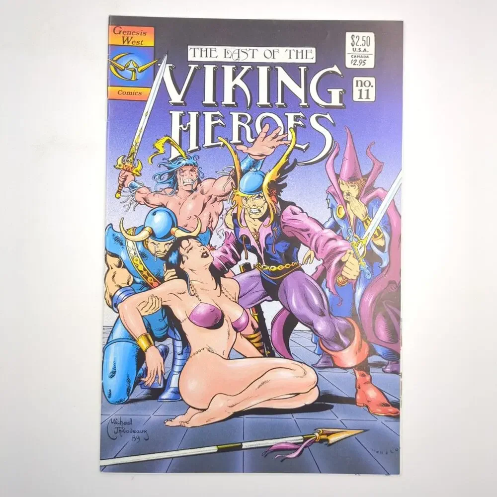 Genesis West Comic Book Lot of 3 Viking Heroes Phantom Force Modern Age